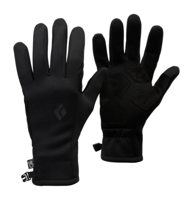 Handschoen Black Diamond Unisex Heavyweight Screentap Liners Black DWR