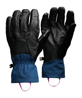 Handschoen Black Diamond Unisex Tour Pro Gloves Black/Indigo Empel DWR