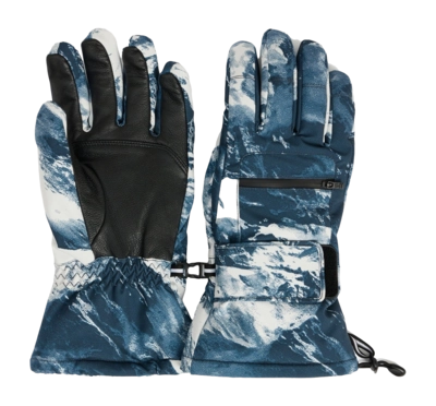 Handschoen Fusalp Unisex Mountn Montagne Artic Wolf/Noir Glove PrimaLoft