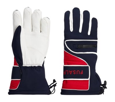 Handschoen Fusalp Unisex Slalom Glove Marin/Racing/Neige PrimaLoft