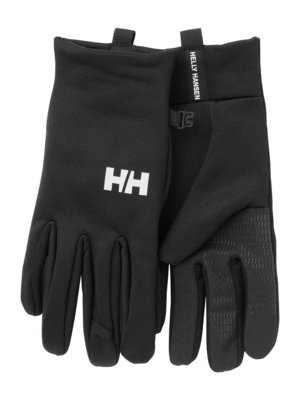 Handschoen Helly Hansen Unisex Hardface Fleece Touch Glove Black Nauwsluitende pasvorm