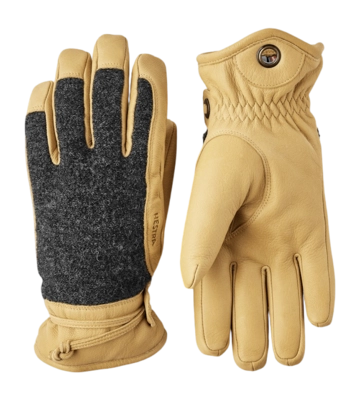 Handschoen Hestra Men Daniel Charcoal/Tan