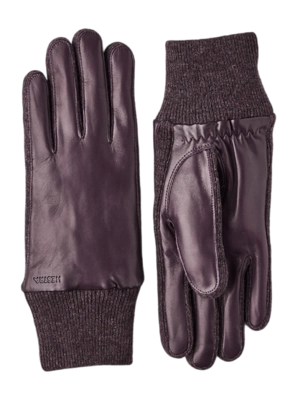 Handschoen Hestra Women Jeanne Dark plum