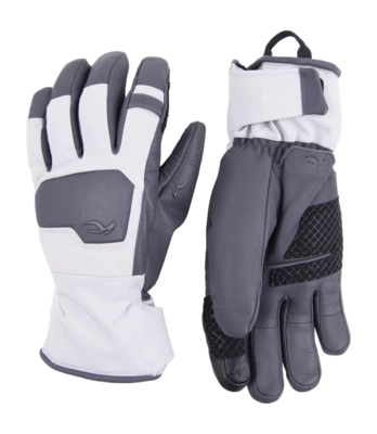 Handschoen KJUS Men Leather Glove Alloy/Iron Dermizax NX