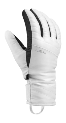 Handschoen Leki Women Sveia Zero GTX Women White Black