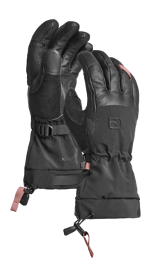 Handschoen Ortovox Damen Merino Freeride Gloves Black Raven Sympatex