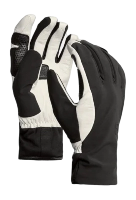 Handschoen Ortovox Damen Tour Glove Black Raven / White PU-membraan