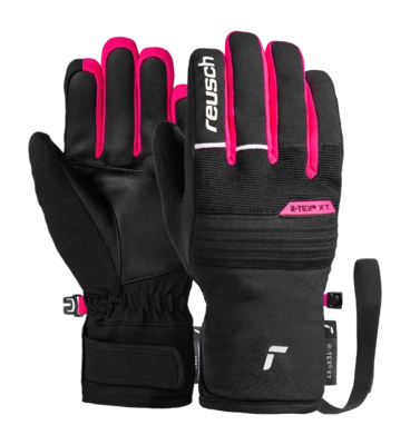 Handschoen Reusch Kids Benji R-TEX XT Junior Black / White / Pink Glo R-LOFT