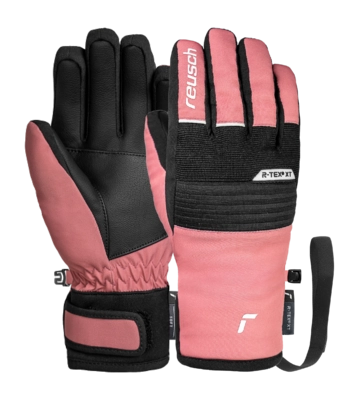 Handschoen Reusch Kids Benji R-TEX XT Junior Black / Wild Rose R-LOFT
