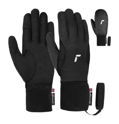 Handschoen Reusch Men Baffin TOUCH-TEC Black / Silver PrimaLoft Gold Cross Core