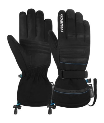 Handschoen Reusch Men Conan R-TEX XT Black / Brilliant Blue R‑LOFT