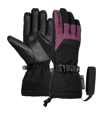 Handschoen Reusch Men Couloir R-TEX XT Black / Prune Purple R-LOFT