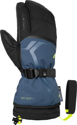 2---Reusch_Down_Spirit_GTX_Lobster_6101955_7073_black_green_front