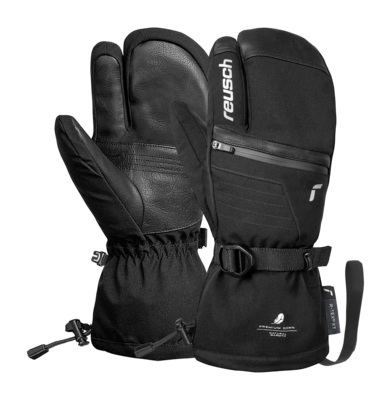 Handschoen Reusch Men Lando R-TEX XT Lobster Black / Silver Softshell