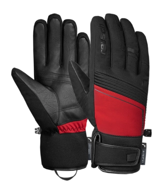Handschoen Reusch Men Louis R-TEX XT Black / Tango Red TecFill