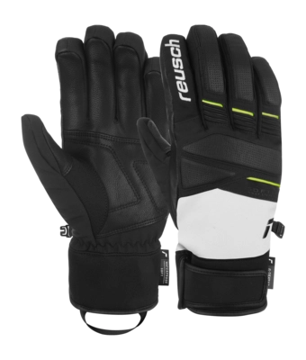 Handschoen Reusch Men Thunder R-TEX XT Glacier Grey / Black / Safety Yellow R-LOFT