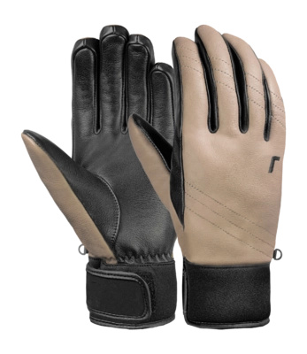 Handschoen Reusch Women Jodie Warm Sand / Black PrimaLoft Gold