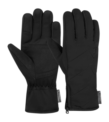 Handschoen Reusch Women Loredana STORMBLOXX TOUCH-TEC Black PrimaLoft Gold