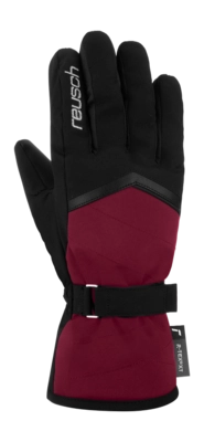 Handschoen Reusch Women Moni R-TEX XT Black / Beet Red TecFill