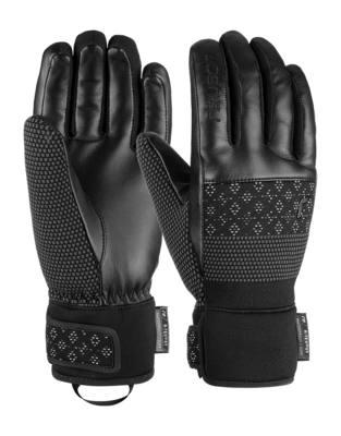 Handschoen Reusch Women Re:Knit Elisabeth R-TEX XT Black PrimaLoft Gold
