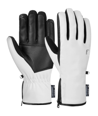 Handschoen Reusch Women Tiffany R-TEX XT White / Black PrimaLoft Gold