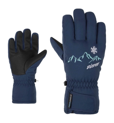 Handschoen Ziener Girls Lailla Z AS Junior Girls Dark Navy Aquashield