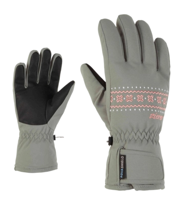 Handschoen Ziener Girls Lailla Z AS Green Mud Junior Girls AQUASHIELD