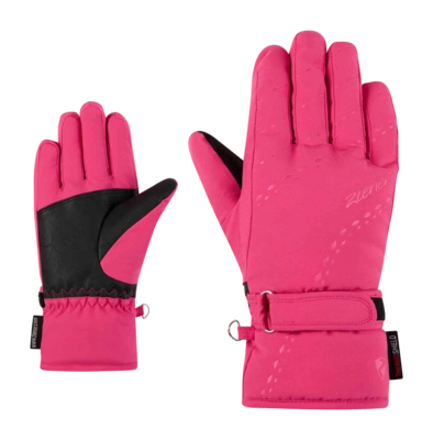 Handschoen Ziener Girls Lamonia Z PR Pop Pink Junior Girls PrimaLoft Gold