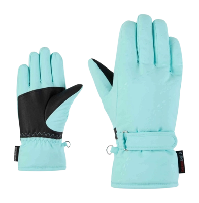 Handschoen Ziener Girls Lamonia Z PR Radiant Lagoon Junior Girls PrimaLoft Gold