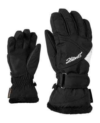 Handschoen Ziener Girls Lariah Z GTX Black Junior GORE-TEX