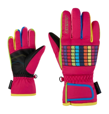 Handschoen Ziener Kids Lamil Z AS Pop Pink Junior Aquashield