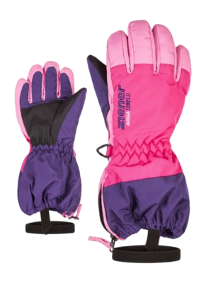 Handschoen Ziener Kids Levio Z AS Mini Dark Purple ZIENER AQUASHIELD
