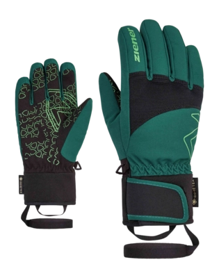 Handschoen Ziener Kids Lotar Z GTX PR Deep Green Junior GORE-TEX ePE