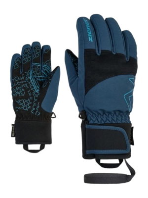 Handschoen Ziener Kids Lotar Z GTX PR Hale Navy Junior PrimaLoft Gold