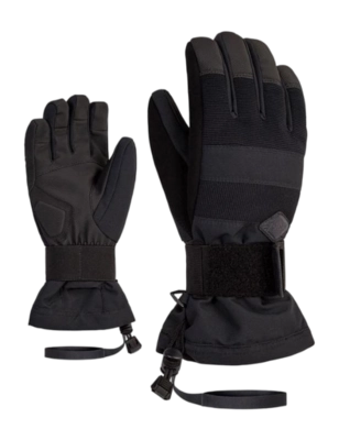 Handschoen Ziener Kids Manu Z AS Junior Black AQUASHIELD