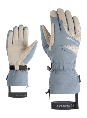 Handschoen Ziener Men Gaiku Z AS AW Iron Sky AQUASHIELD