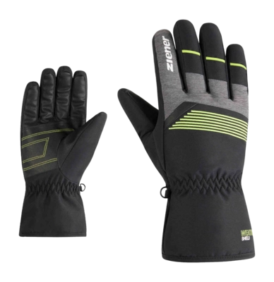 Handschoen Ziener Men Gevin Z Black Lime Thermoshield