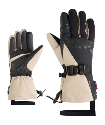 Handschoen Ziener Men Ghalion Z AS Black Sandstone AQUASHIELD