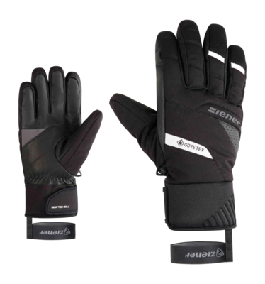 Handschoen Ziener Men Gokoni Z GTX PR Black PrimaLoft Gold