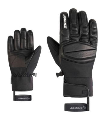 Handschoen Ziener Men Gomin Z AS Black AQUASHIELD