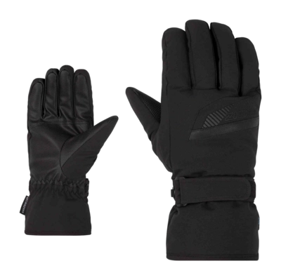 Handschoen Ziener Men Gordanus Z AS Black Graphite AQUASHIELD
