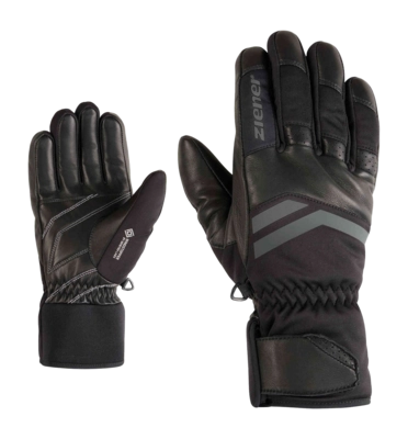 Handschoen Ziener Men Gudwig Z Ws PR Black PrimaLoft Gold