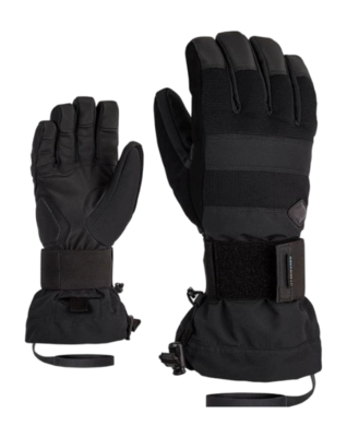 Handschoen Ziener Men Milo Z AS Black AQUASHIELD
