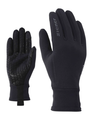 Handschoen Ziener Unisex Idiwool Z Touch Black POLARTEC