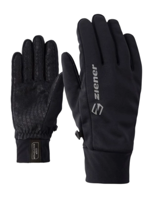 Handschoen Ziener Unisex Irios Z Ws Touch Black WINDSTOPPER