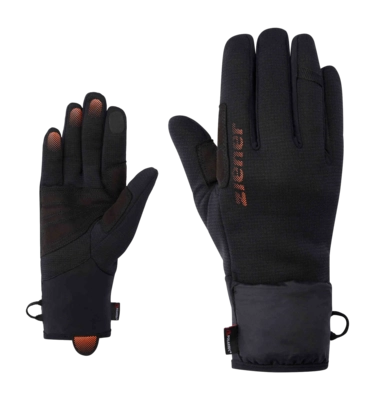 Handschoen Ziener Unisex Izeland Z Touch Black ZIENER WINDSHIELD
