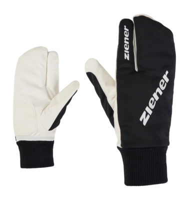 Handschoen Ziener Unisex Uvanta Z PR Lobster Black White PrimaLoft Gold