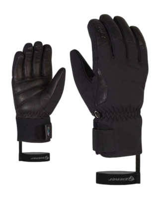 Handschoen Ziener Women Kale Z AS AW Black AQUASHIELD