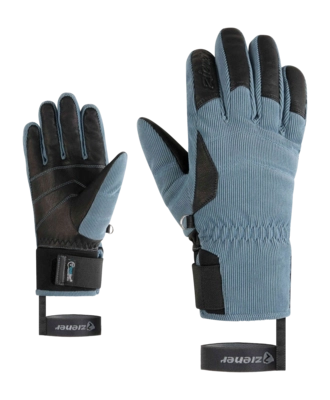 Handschoen Ziener Women Kale Z AS AW Iron Sky Cord ZIENER AQUASHIELD