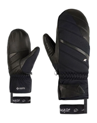 Handschoen Ziener Women Kamya Z Ws PR Mitten Black PrimaLoft Gold